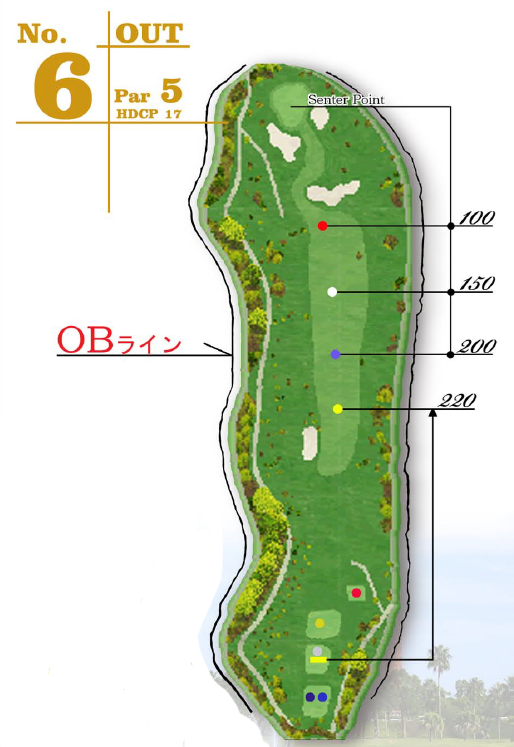 아이와미야자키 골프클럽 OUT HOLE : 6