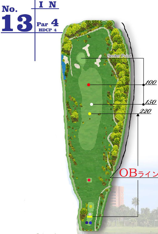 아이와미야자키 골프클럽 IN HOLE : 13