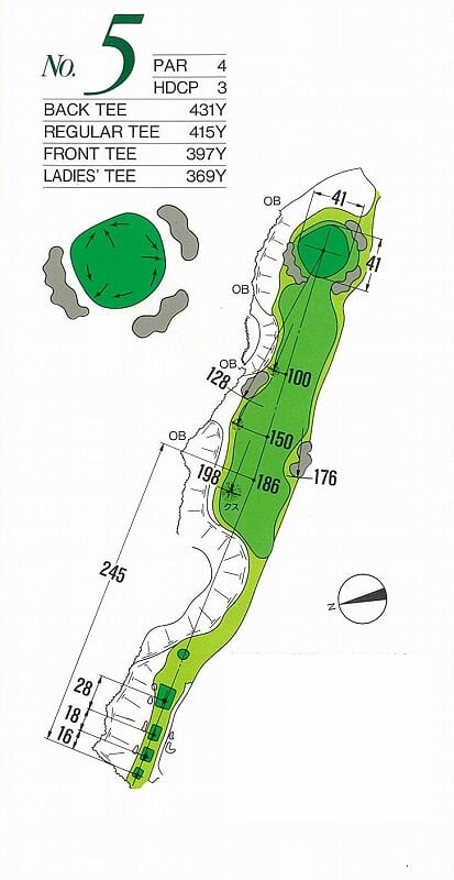 케도인골프클럽 & 호텔케도인 OUT HOLE : 5