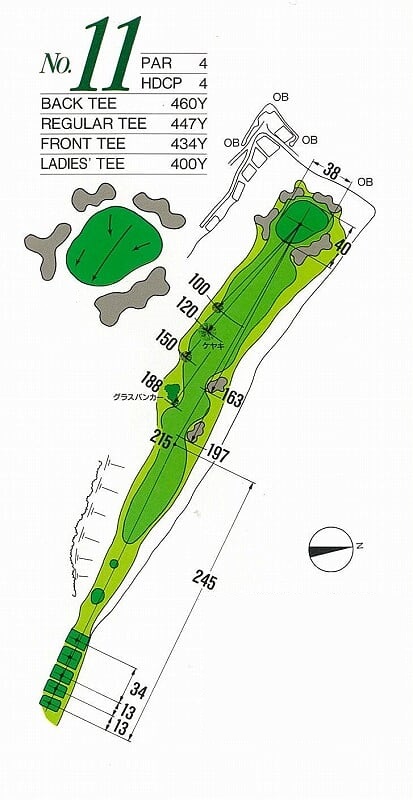 케도인골프클럽 & 호텔케도인 IN HOLE : 11