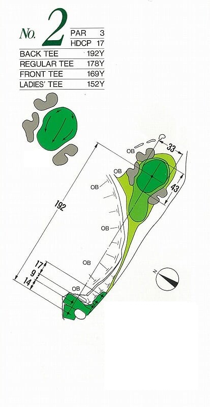 케도인골프클럽 & 호텔케도인 OUT HOLE : 2