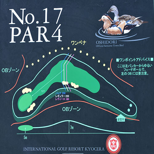 사츠마골프리조트 IN HOLE : 17