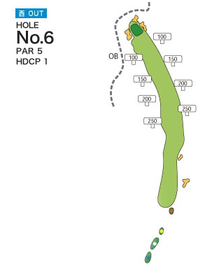 [PGM] 삿포로기타히로시마 골프클럽 니시 OUT HOLE : 6