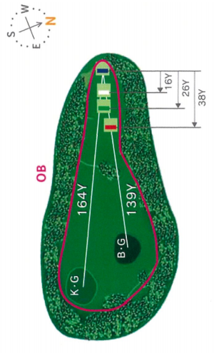 트라이얼골프리조트 와카미야코스 [후쿠오카공항 40분] OUT HOLE : 6
