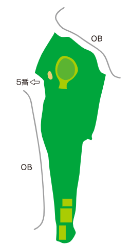 도마코(토마코)마이골프리조트72 에미나골프클럽 니시 OUT HOLE : 4