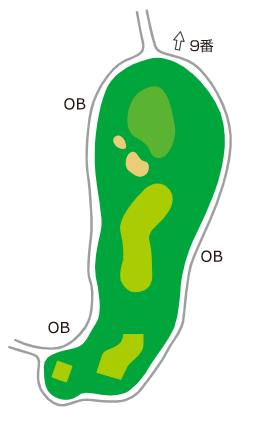 도마코(토마코)마이골프리조트72 아이리스골프클럽 OUT HOLE : 8