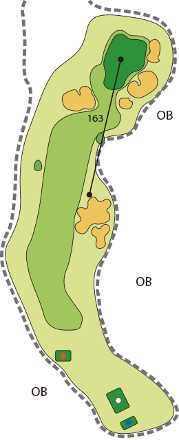 [PGM] 이바라키 국제골프클럽 히가시 코스 HOLE : 8