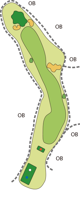 [PGM] 이바라키 국제골프클럽 히가시 코스 HOLE : 9