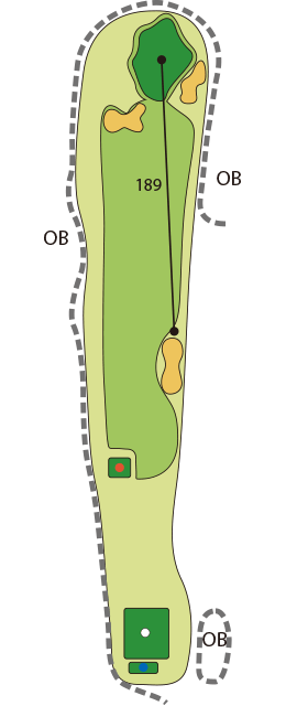 [PGM] 이바라키 국제골프클럽 니시 코스  HOLE : 3