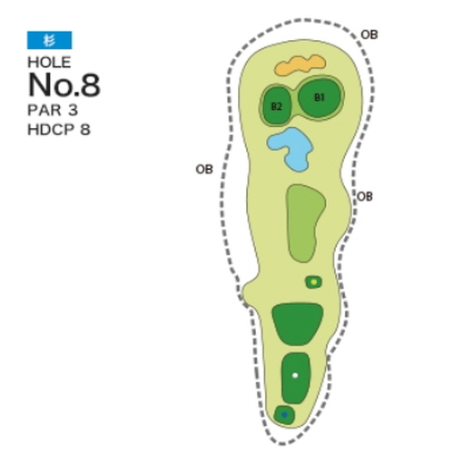 [PGM] 다이하카타 컨트리클럽 스기 HOLE : 8